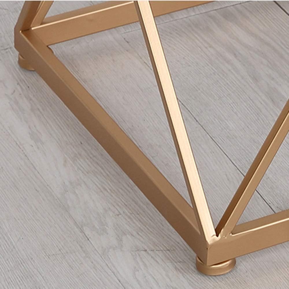 Telephone Table, Square Side Table,Tempered Glass Coffee Table,Telephone Tabl...