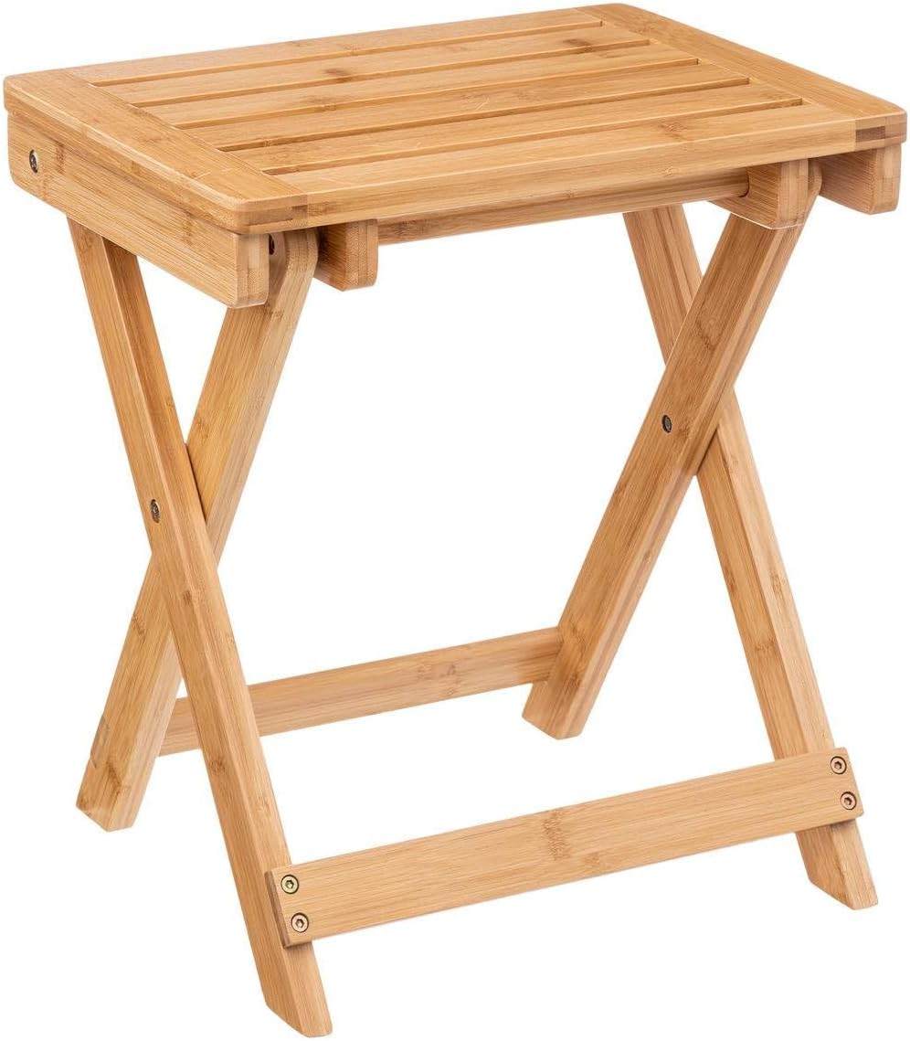 5 Five Simply smart Folding Stool Bamboo