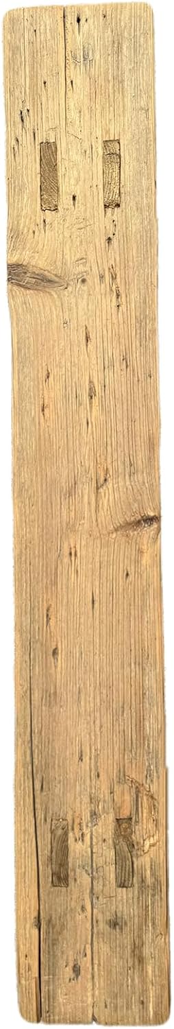 Vintage Wood Bench, Entrway bench35-36 inch | Natural Distressed Weathered Fi...