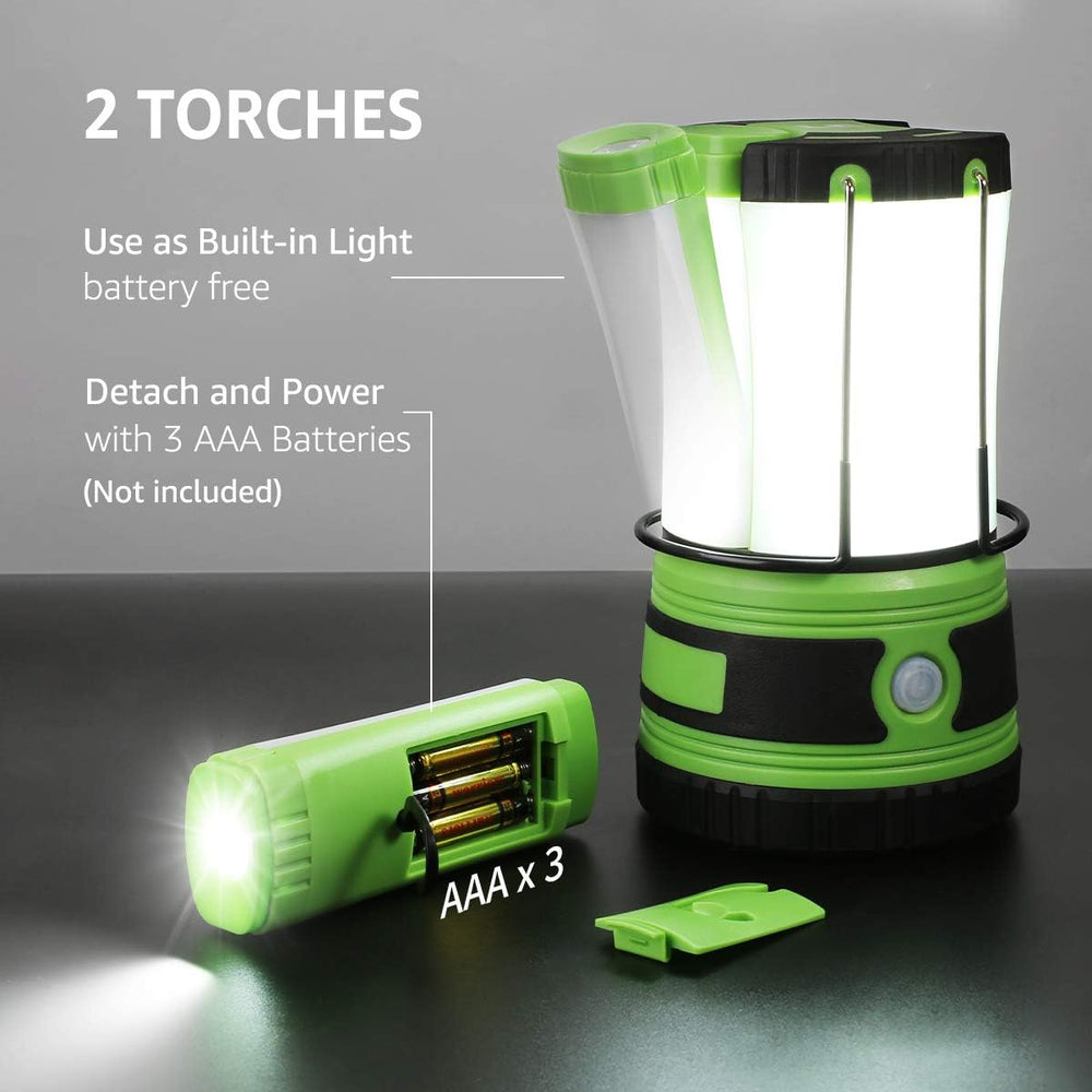 Lepro LED Camping Lantern Rechargeable or Battery Powered, 1000lm Camping Lig...