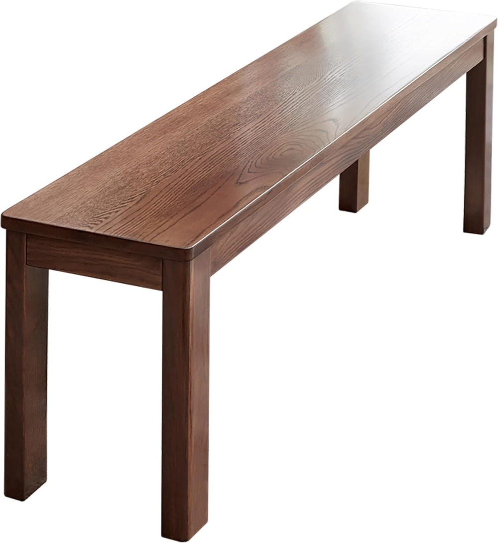 KEIKI Dinning Bench, 47.2" L Wood Dining Bench Indoor, Farmhouse Kitchen...