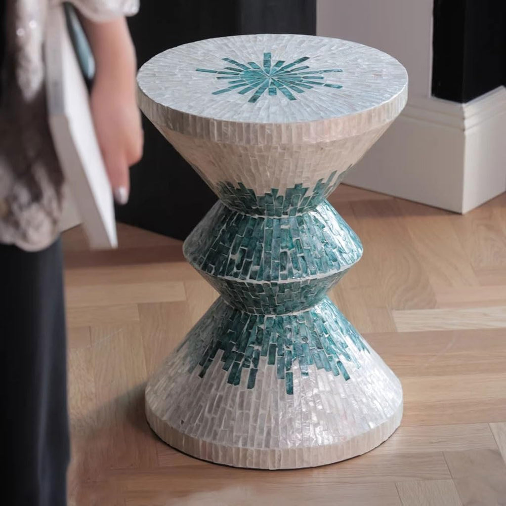 Tiny Side Table Home Living Room Decoration Sofa with Some Creative Turquoise...