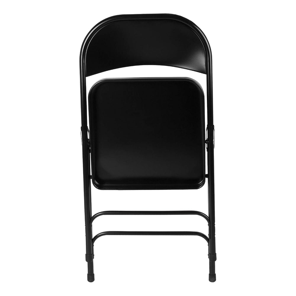 Norwood Commercial Furniture NOR-SRO592-BK-SO 6600 Series Steel Folding Chair...