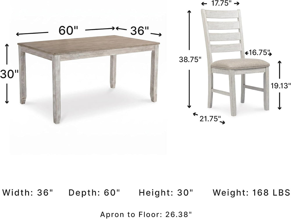Signature Design by Ashley Skempton 7-Piece Dining Table Set for 6