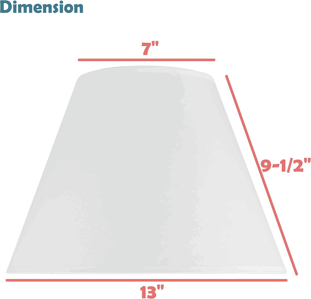 Aspen Creative 32685 Transitional Empire Shape Spider Construction Lamp Shade...
