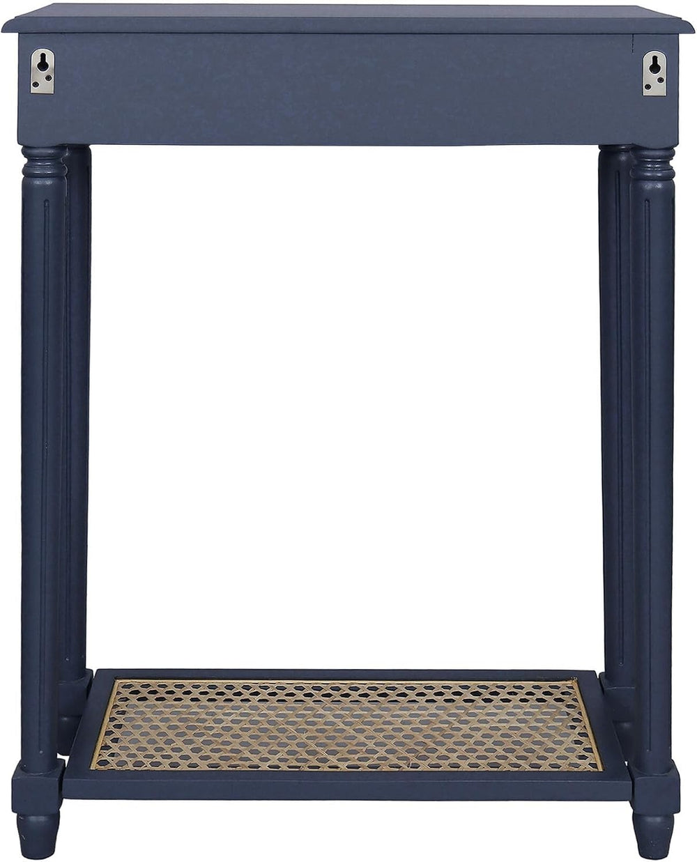 East at Main Lenora Navy Narrow Console Table for Entryway with Drawer | 23.7...
