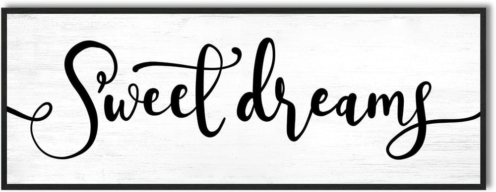 YPY Sweet Dreams Wall Decor Above Bed 32''×12''
