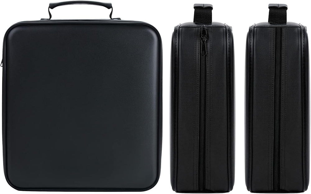 CD Case DVD Holder Storage: 320 Capacity DVD Cases Organizer Plastic Carrying...