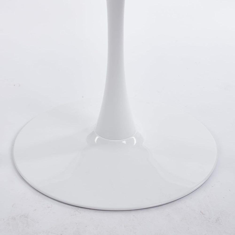 42.1" Round Dining Table Mid Century Modern Tulip Table Kitchen Dining T...