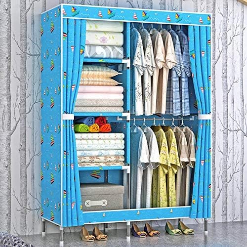 Fashion Oxford Cloth Cabinet Simple Combination Wardrobe Dormitory Bedroom Co...