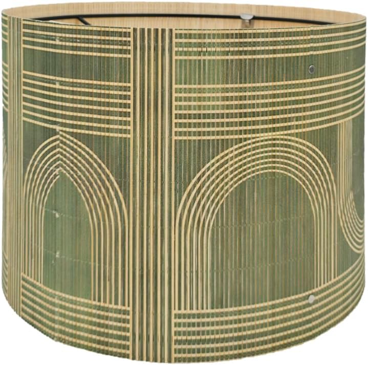 Modern lamp Shade Bamboo Material Art Deco 11.8 * 9.05Inch