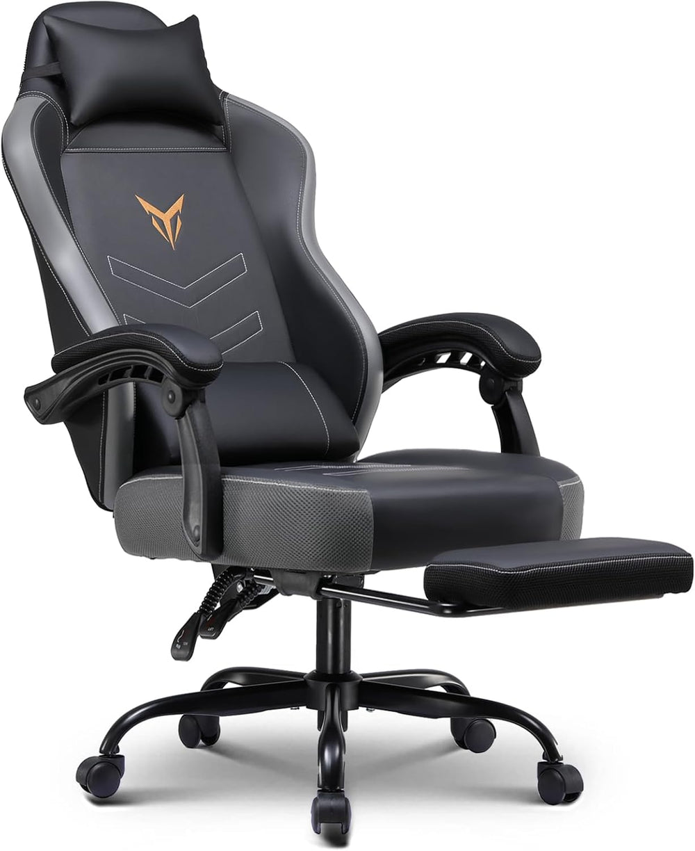 GTPLAYER Gaming Chair with Footrest, Ergonomic Office Chair 300lbs Capacity, ...
