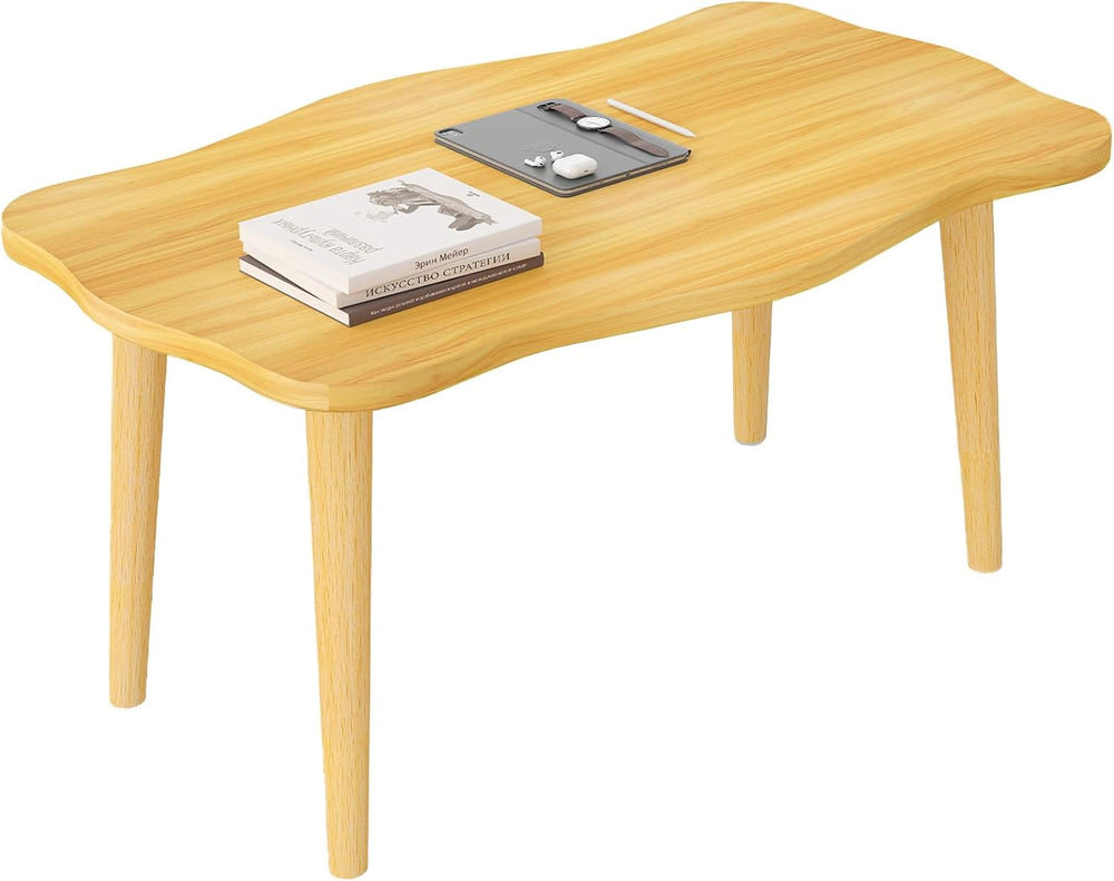 Cookie Coffee Table for Living room, Natural, 19.7"D x 31.5"W x 16&...