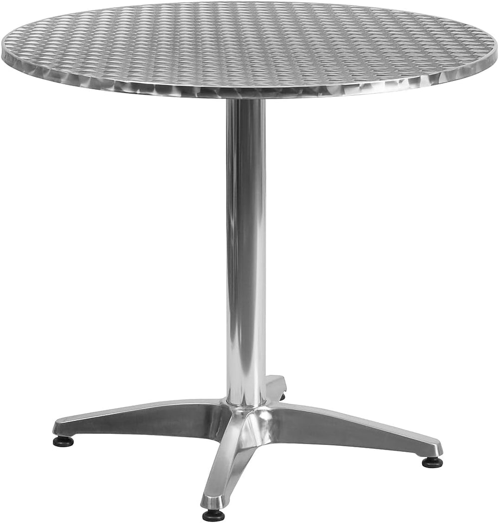 Flash Furniture 31.5 in Aluminum Indoor/Outdoor Round Table with Base