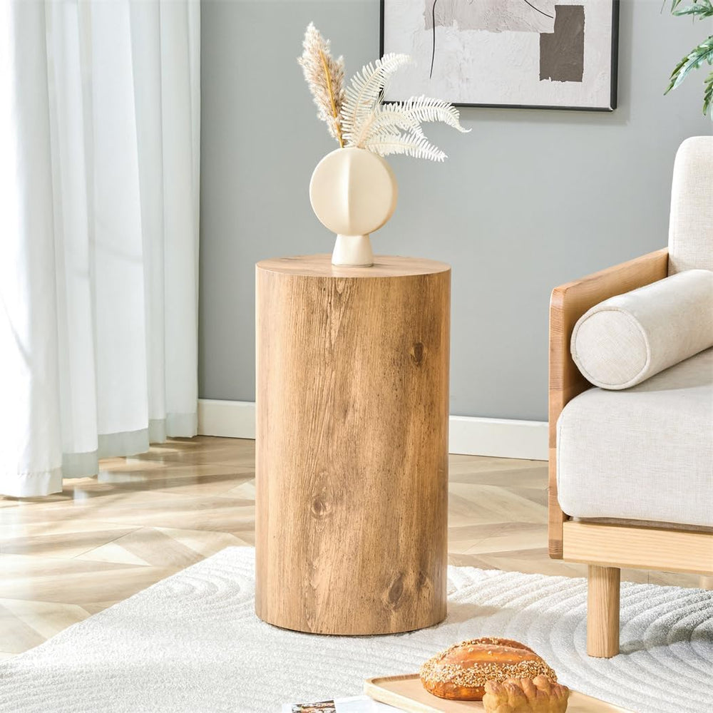 Round Side Table, End Table Living Room Table, Sofa Couch Bedside Table, Nigh...