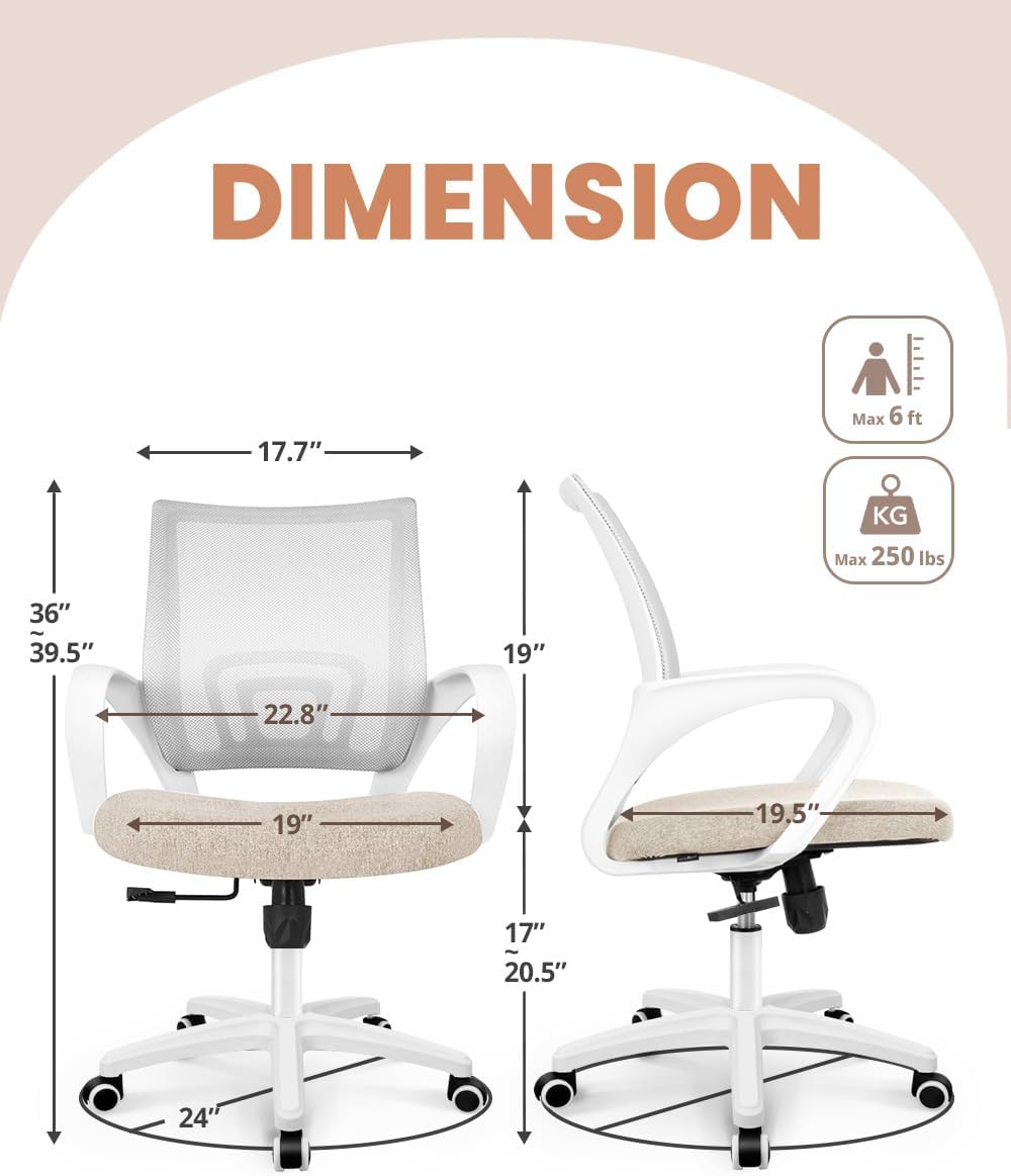 NEO CHAIR Office Desk Computer Chair Ergonomic Mesh Gaming Cushion Seat with ...