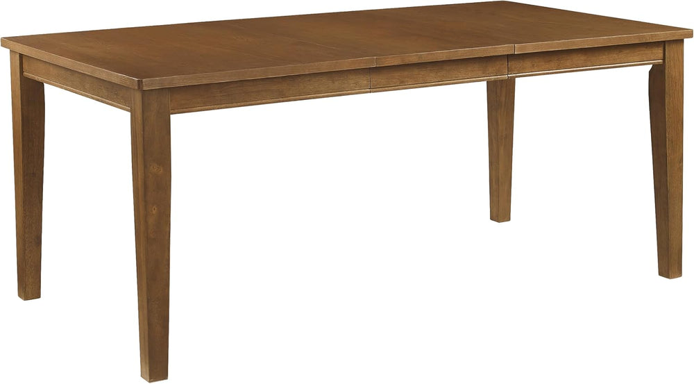 Crosley Furniture Alessia Traditional Wood Dining Room Table with Leaf Extens...