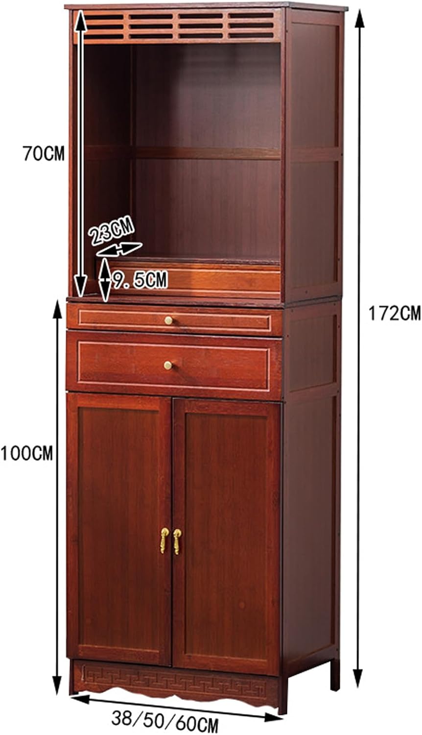 Meditation Cabinet with Drawers and Shelves, Altar Table with Large Storage S...