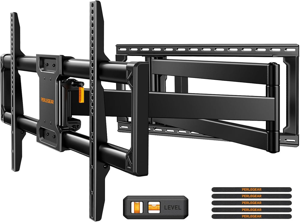 Perlegear Long Arm Full Motion TV Wall Mount for 42–97 Inch TVs up to 150 lbs...