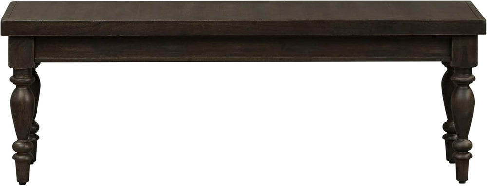 Liberty Furniture Industries Harvest Home Backless Bench, W52 x D16 x H18, Black