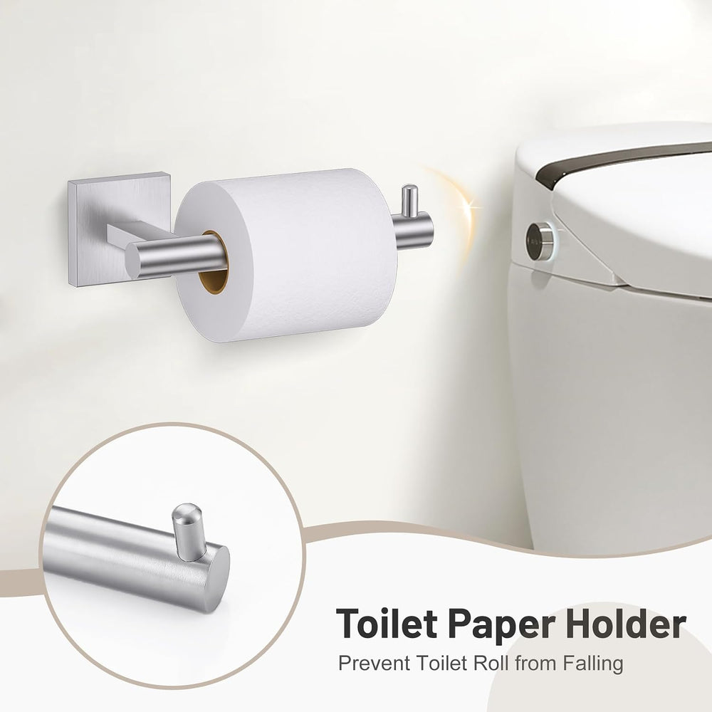 Towel Ring Set 4 Piece Bathroom Hardware Set Includes Towel Ring 2 Towel Hook...