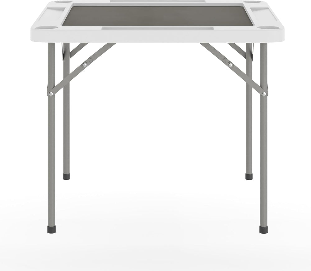 Flash Furniture 34.5" White Folding Card Game Table