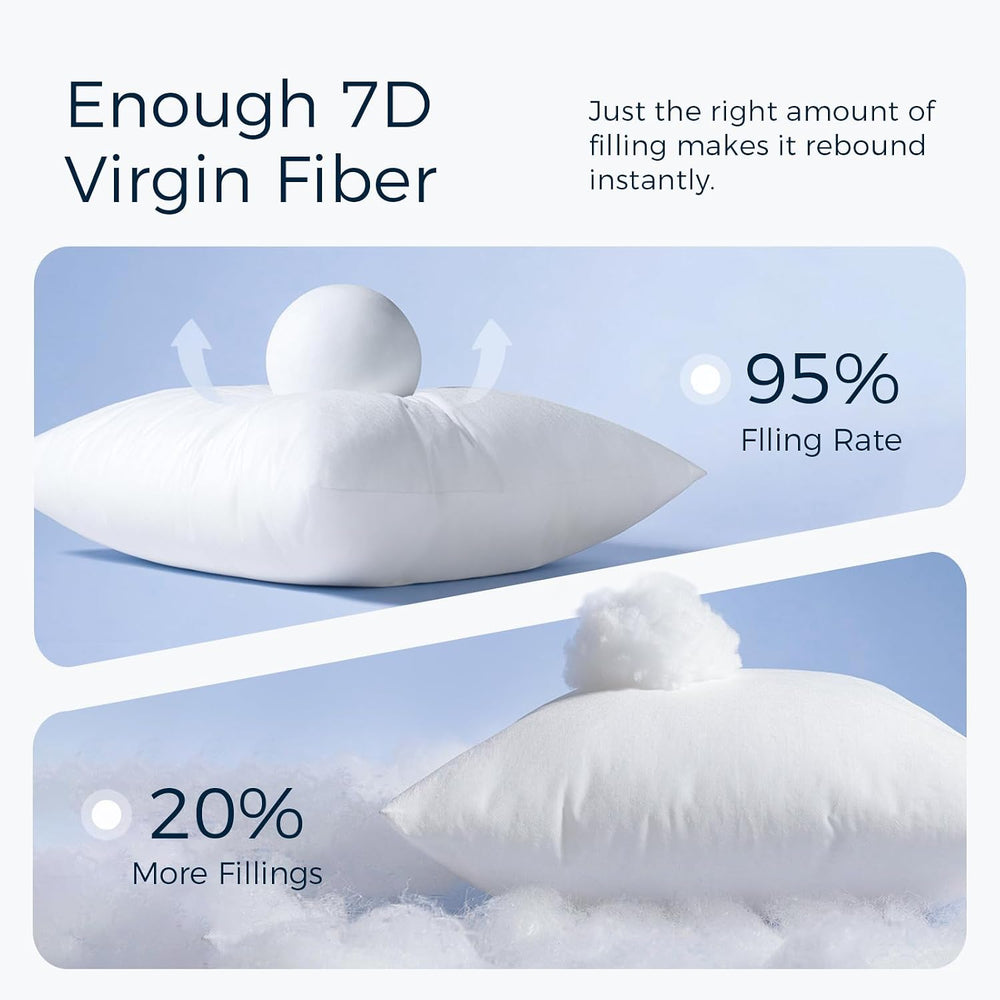 Phantoscope 16x36 Throw Pillow Insert, Lumbar Support Pillow for Couch Bed