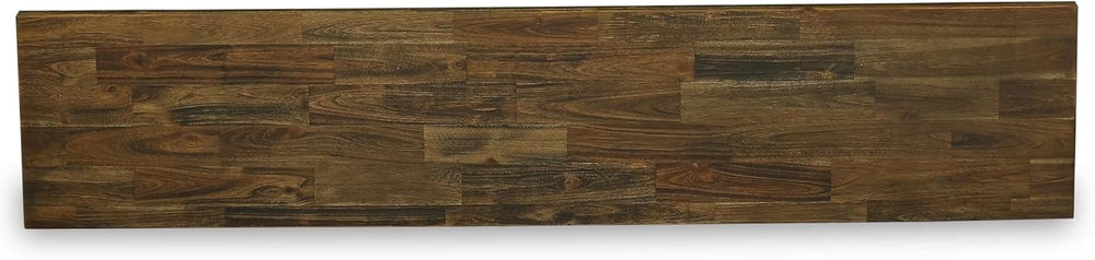 East West Furniture XB677 X-Style Modern Dining Bench with Wood Seat, 72x15x1...
