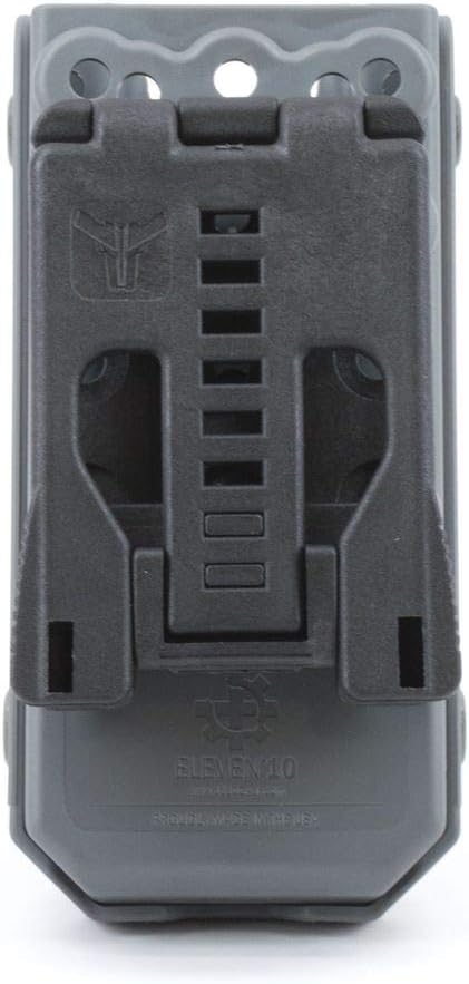 Eleven 10 Rigid TQ Case for C-A-T Tourniquet, Black, Belt Attachment