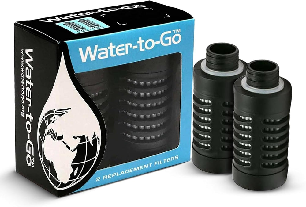 WATER TO GO Replacement Filters, Pack of 2