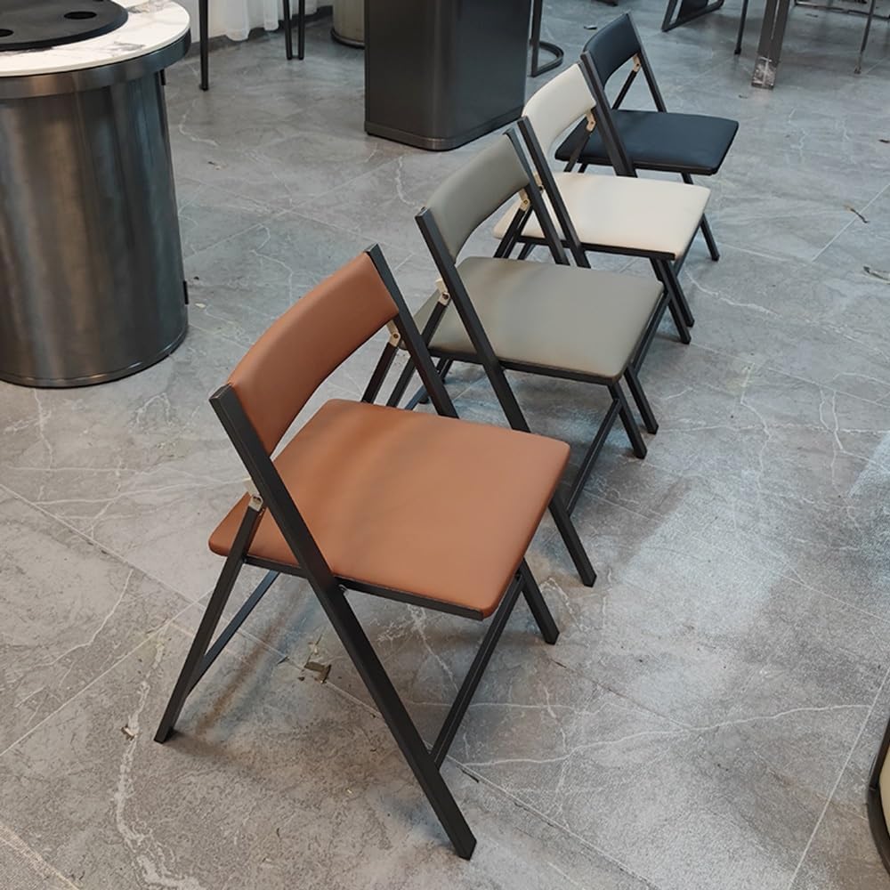 Padded Folding Office Stool, Portable Commercial Chairs, Foldable Office Chai...