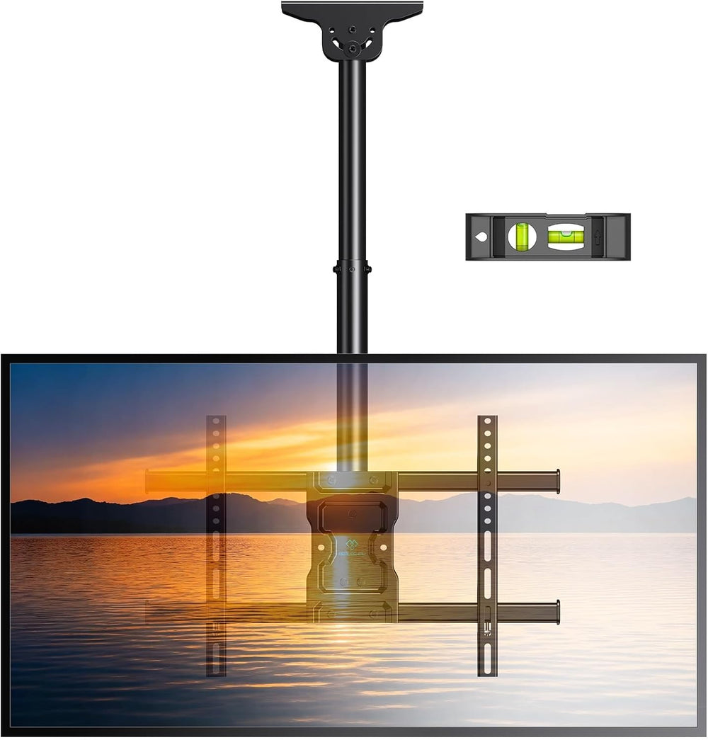 PERLESMITH Ceiling TV Mount for 37–75 inch TVs up to 110 lbs | 6 adjustable h...