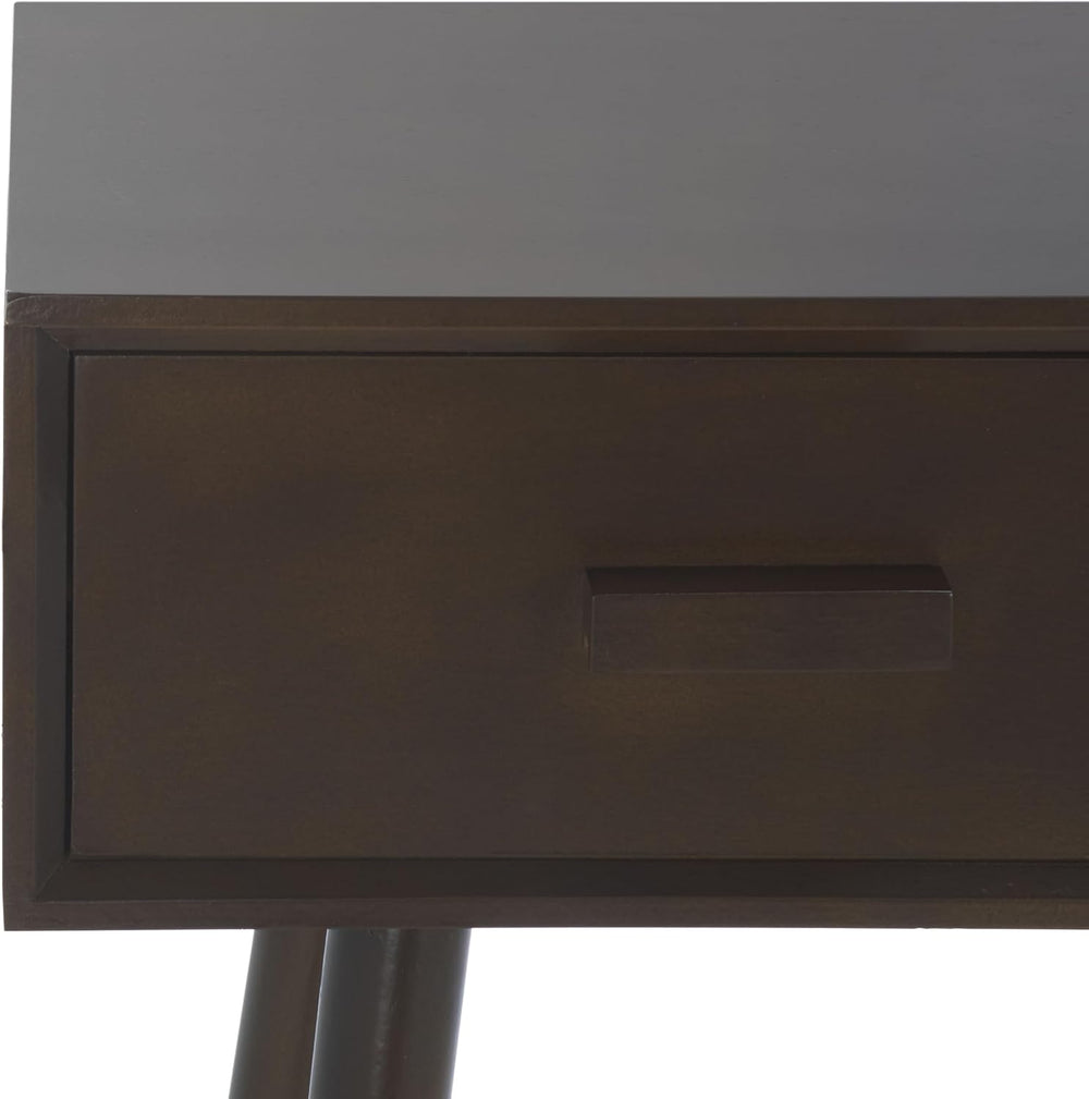 SAFAVIEH Home Collection - Albus Console Table, Dark Chocolate Brown 3-Drawer...