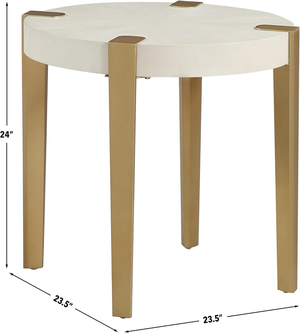 Steve Silver Furniture Gracie End Table, 24" H Table, Contemporary/Moder...