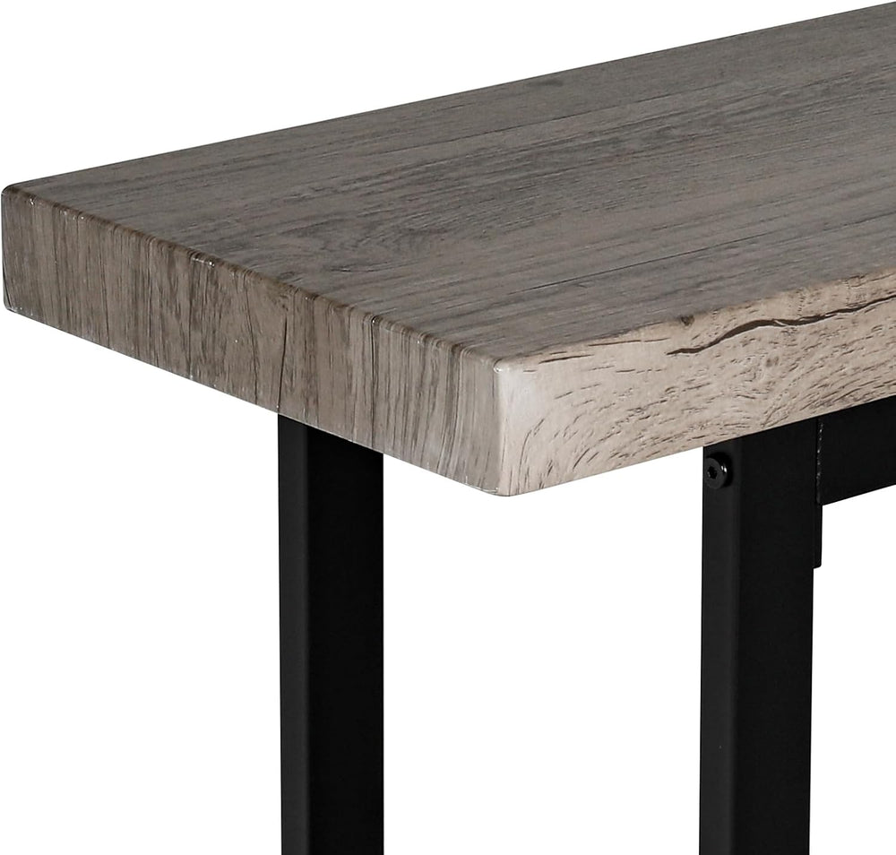 STHOUYN 59” Dining Bench Pair of 2 for 6-8 Person, Farmhouse Indoor Kitchen T...