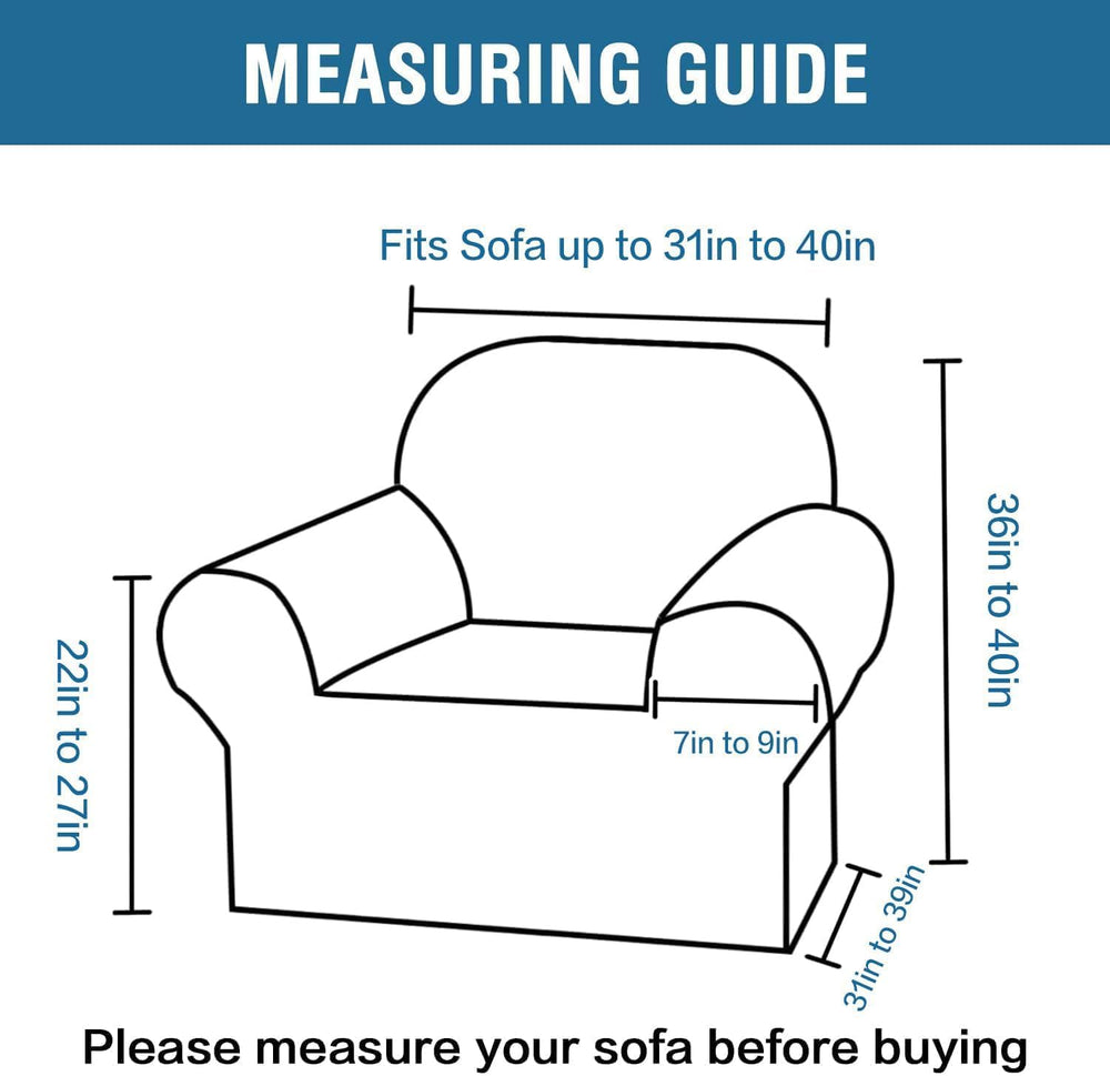H.VERSAILTEX Armchair Cover Stretching Skid Resistance Couch Cover for Dogs W...