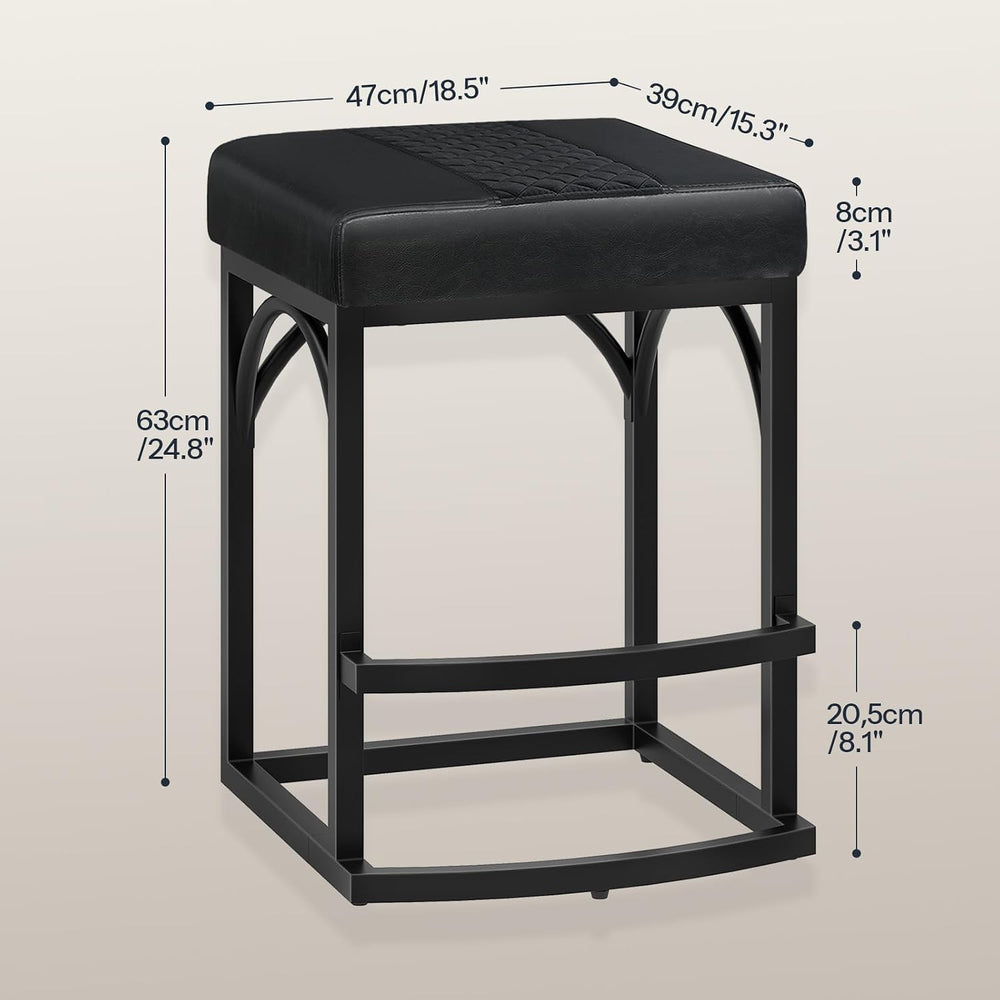 HOOBRO Bar Stools, Set of 2 Bar Stools