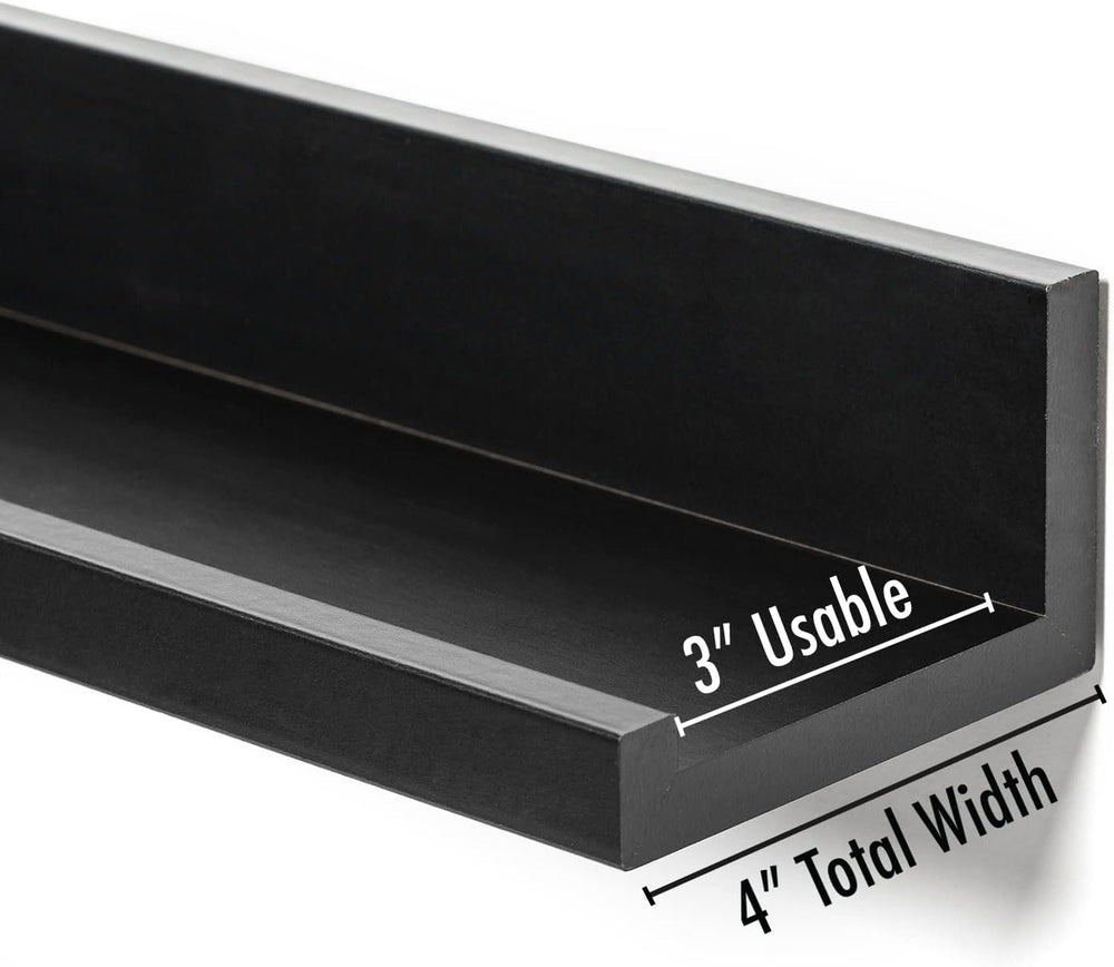 Americanflat 14" Floating Shelves for Wall - Set of 3 - Made of Engineer...