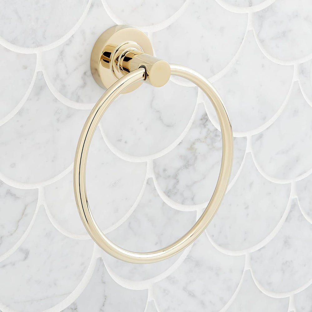 Signature Hardware 483949 Lexia 6-5/16" Wall Mounted Towel Ring