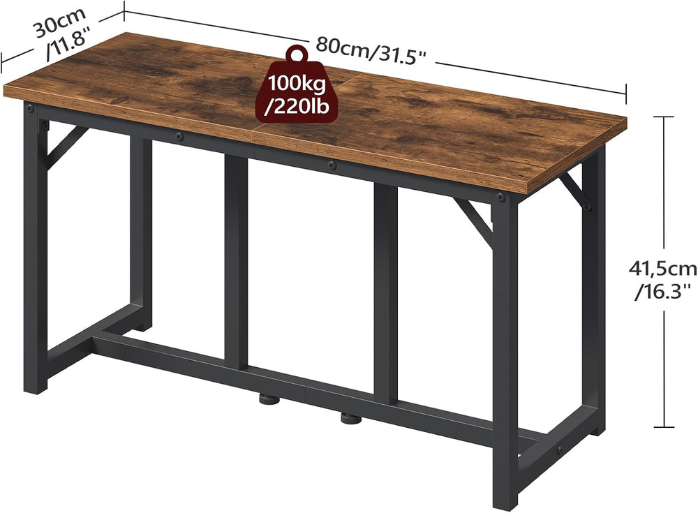 MAHANCRIS Dining Bench, Dining Table Bench, Industrial Kitchen Bench | 31.5 I...