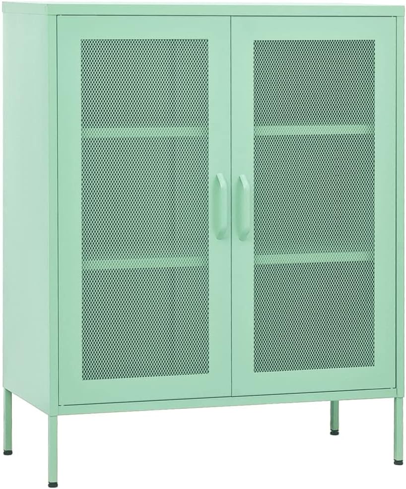 Mint Steel Storage Cabinet 13.8" W x 31.5" L x 40" H, Adjustab...