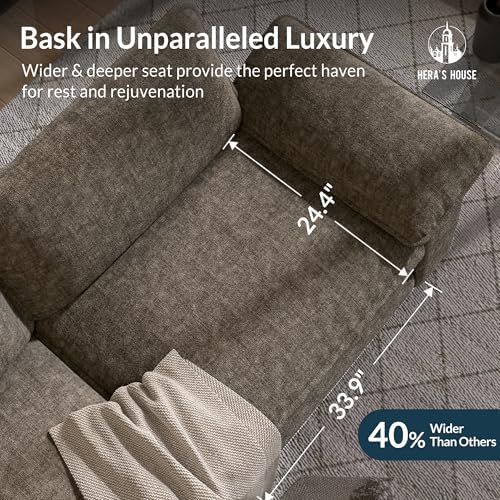 HERA'S HOUSE 158" Oversized Modular Sectional U Shaped Sofa,Chenille...