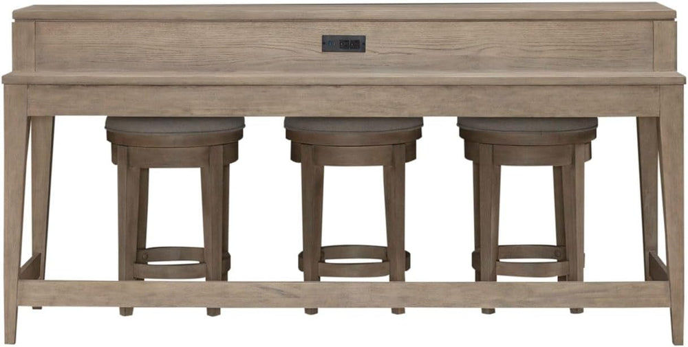 Liberty Furniture Brentwood 4 Piece Living Room Set with Console Bar Table, 3...