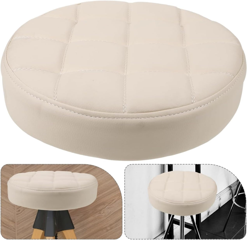PRETYZOOM Round Stool Modern Bar Stool Cushion Dia.12.6 Replacement Seat Acce...