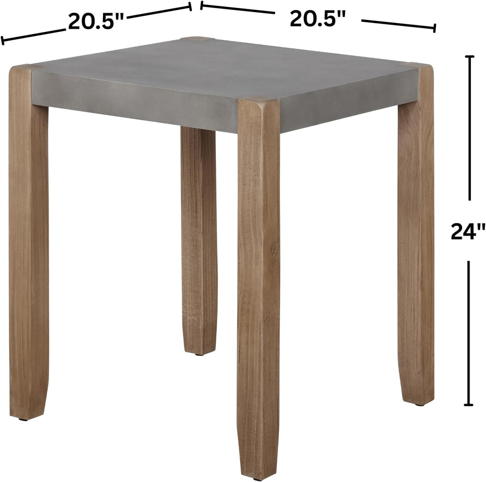 Alaterre Furniture Newport Living Room Collection – 21” Square End Table with...
