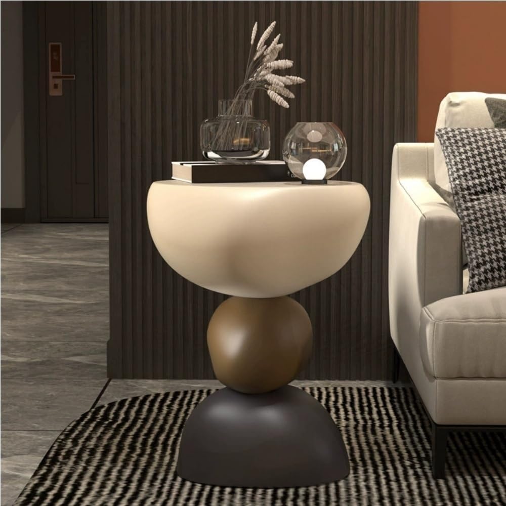 Corner Table, Fiberglass Coffee Table, Small Corner Desk, Bedside Table, Deco...
