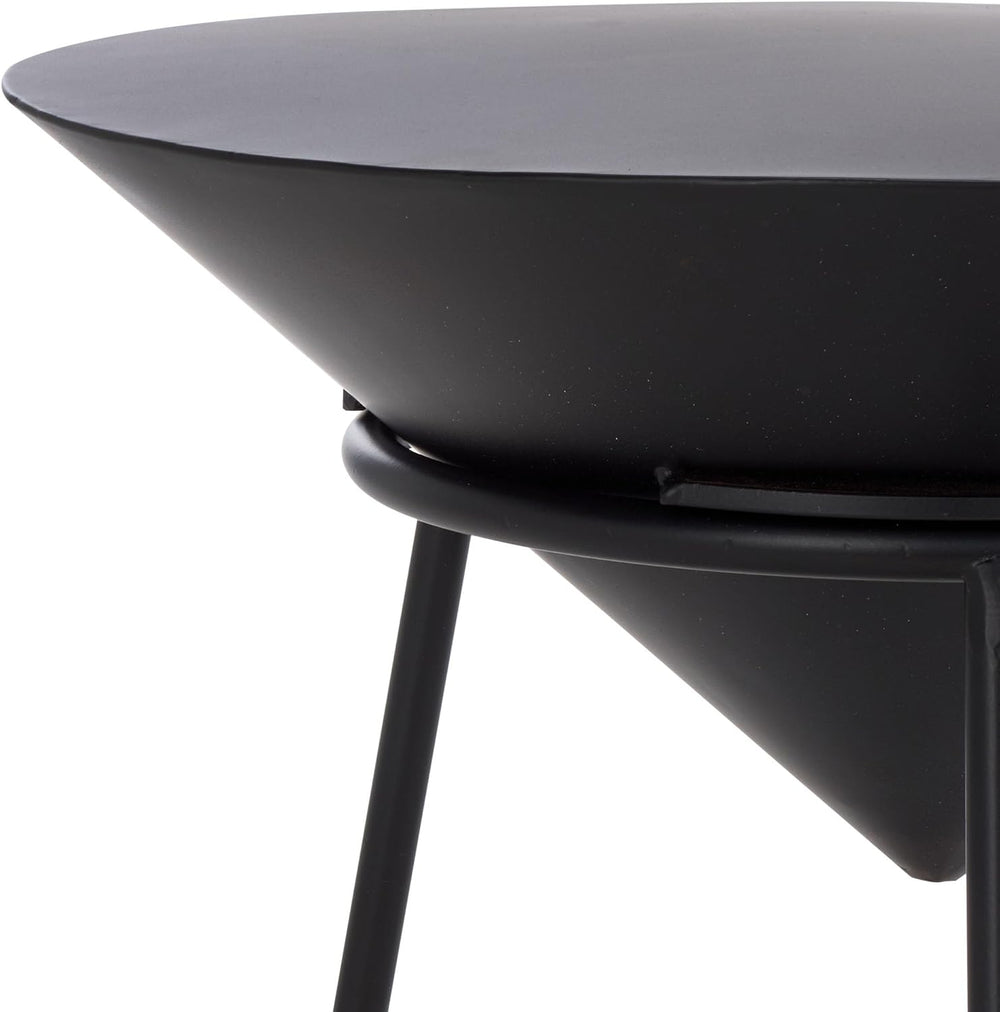 SAFAVIEH Home Collection - Apuline Modern Black Side Table with Tripod Legs (...