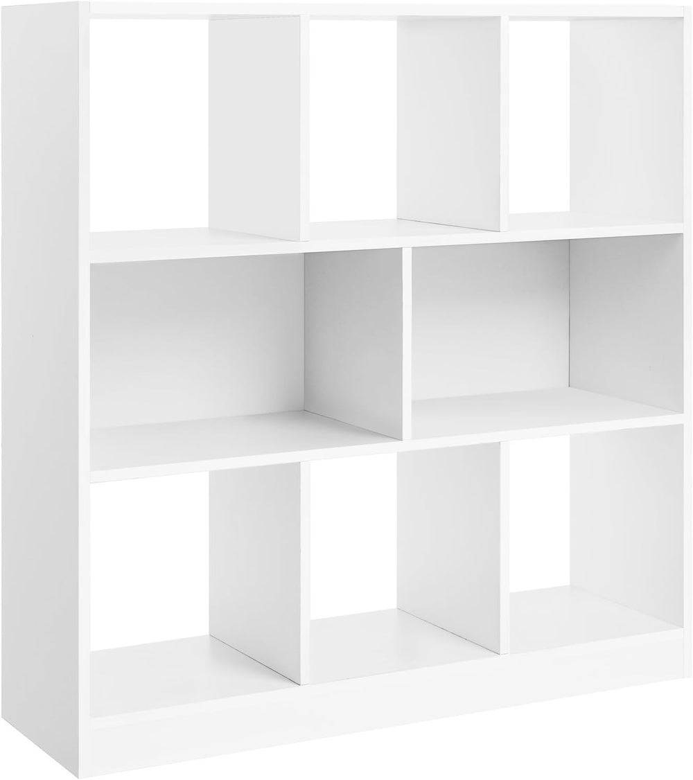 VASAGLE Bookcase, Bookshelf, Freestanding Storage Unit, 8 Open Compartments, ...