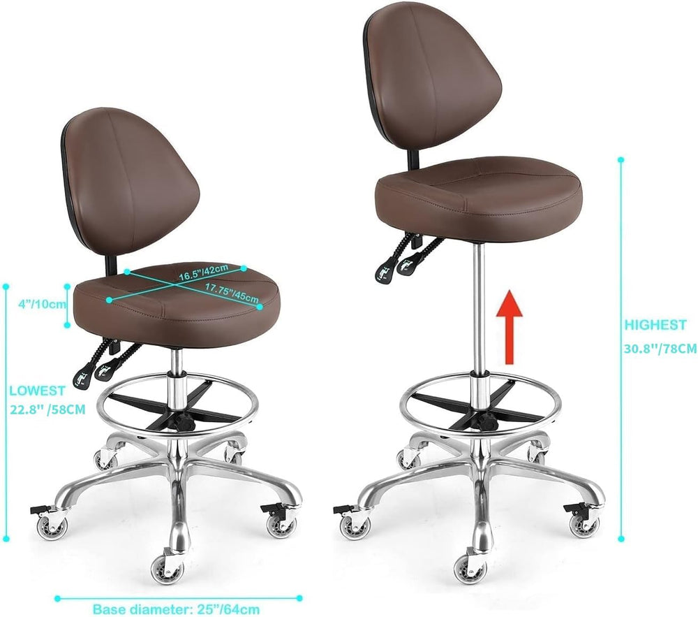 Office Drafting Chairs Adjustable Height Stool for Standing Desk