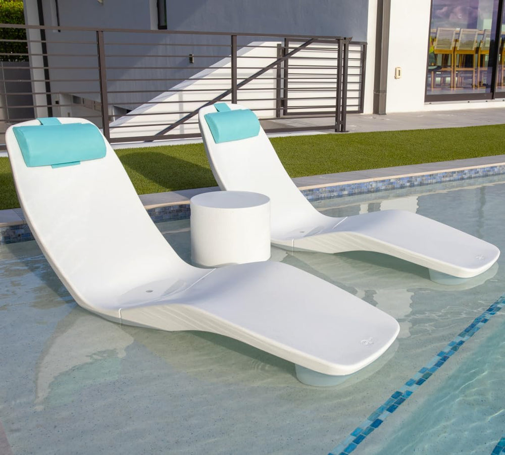 Tenjam Laylo in Pool Lounge Chairs for Sun Shelf Set of Two, Pool Chairs and ...
